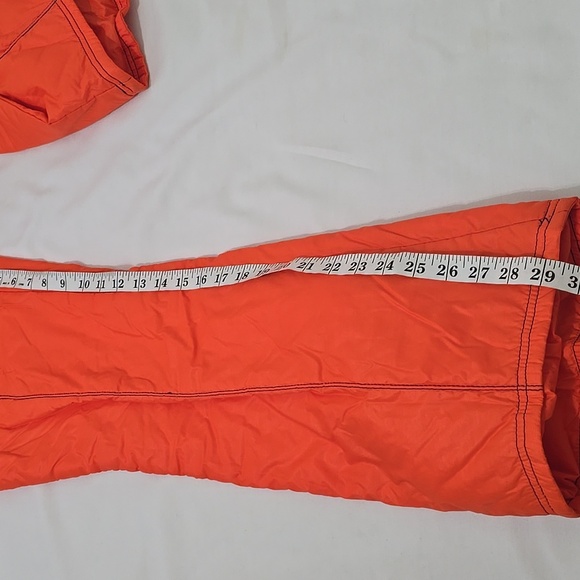 Inssbruck Vintage, Bright Orange Quilted Jacket and Pants Set S - Picture 8 of 13